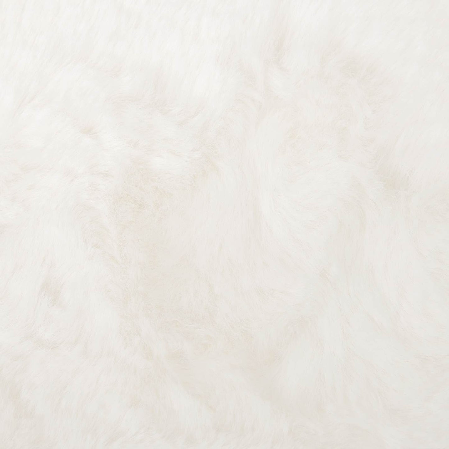 Rutschfester Kunstfellteppich Olite Creme 140 x 200 cm