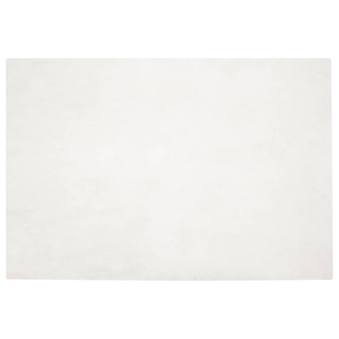 vidaXL Kunstfell Hasen Teppich Olite Creme 160 x 230 cm Polyester