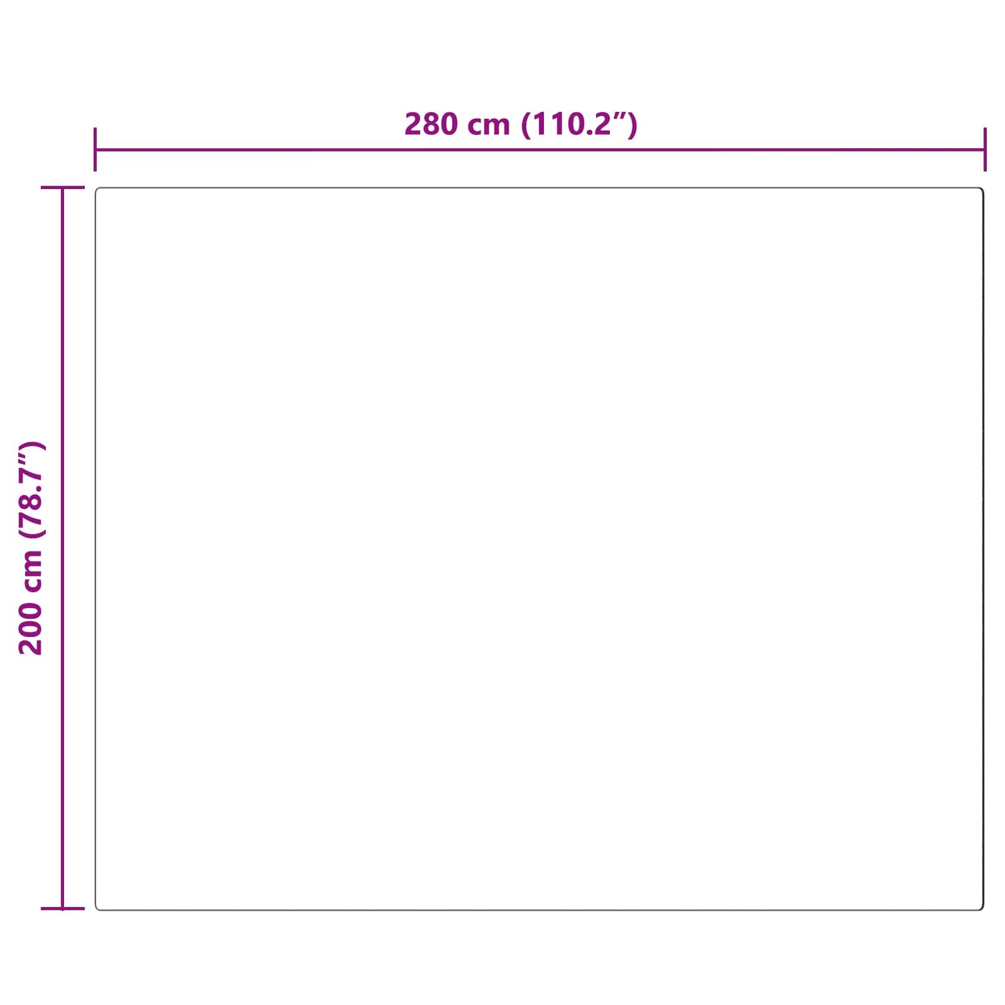 vidaXL Kunstfell Hasen Teppich Olite Creme 200 x 280 cm Polyester