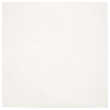 vidaXL Kunstfell Hasen Teppich Olite Creme 120 x 120 cm Polyester