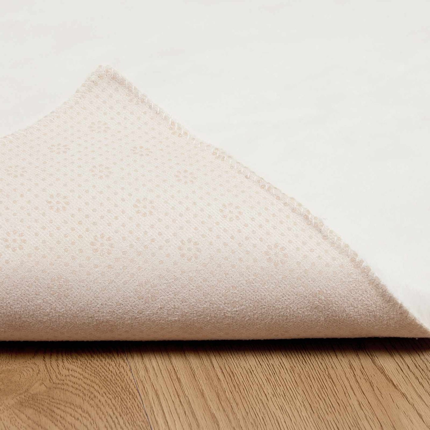 vidaXL Kunstfell Hasen Teppich Olite Creme 200 x 200 cm Polyester