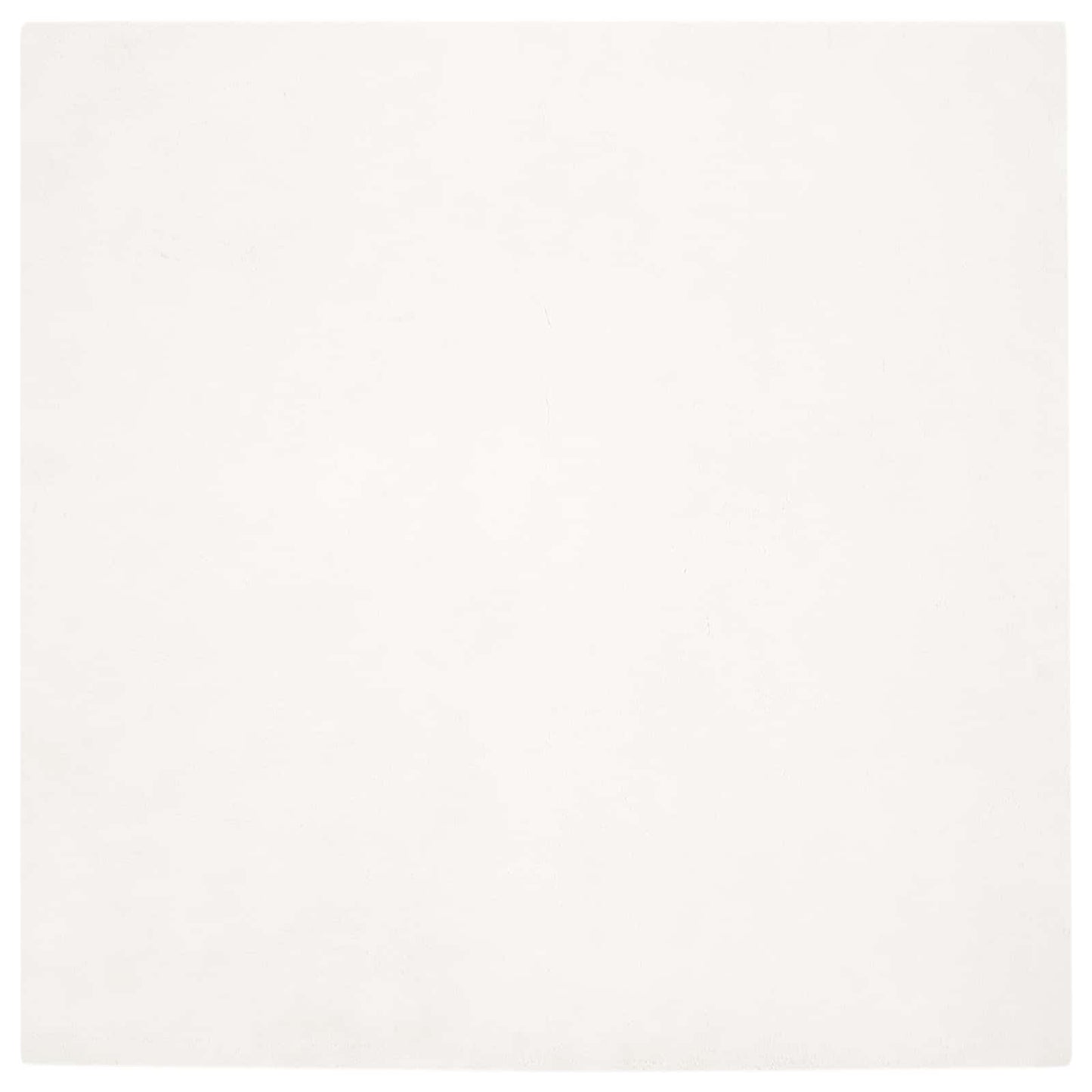 Rutschfester Kunstfellteppich Olite Creme 240 x 240 cm