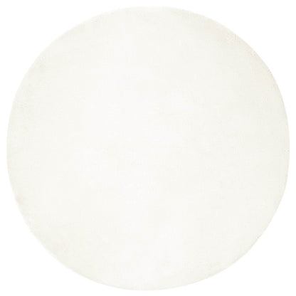 vidaXL Kunstfell Hasen Teppich Olite Creme Ø 80 cm Polyester