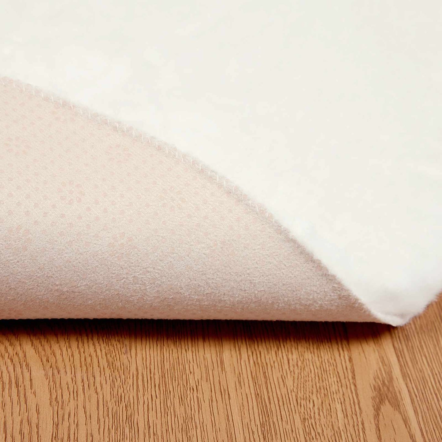 vidaXL Kunstfell Hasen Teppich Olite Creme Ø 100 cm Polyester