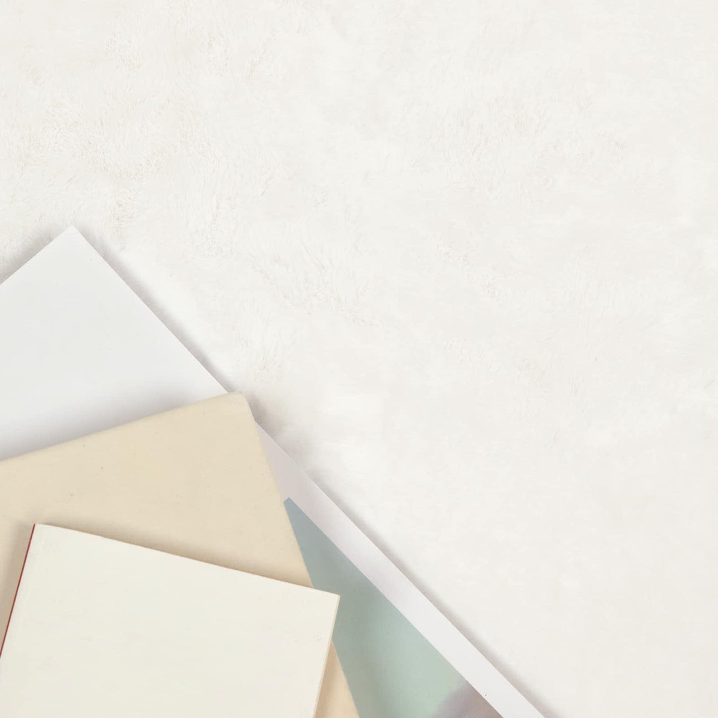 Rutschfester Kunstfellteppich Olite Creme 50 x 80 cm Polyester