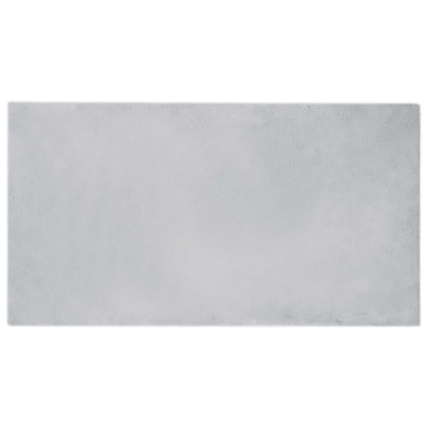 vidaXL Kunstfell Hasen Teppich Olite Grau 60 x 110 cm Polyester