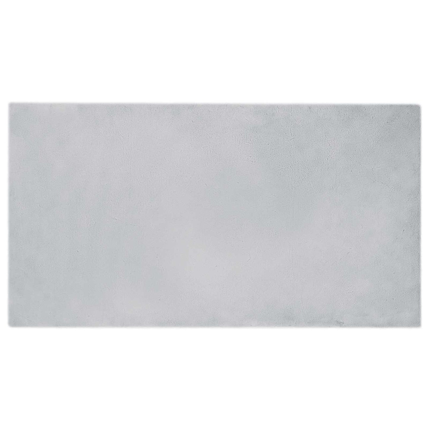 vidaXL Kunstfell Hasen Teppich Olite Grau 80 x 150 cm Polyester