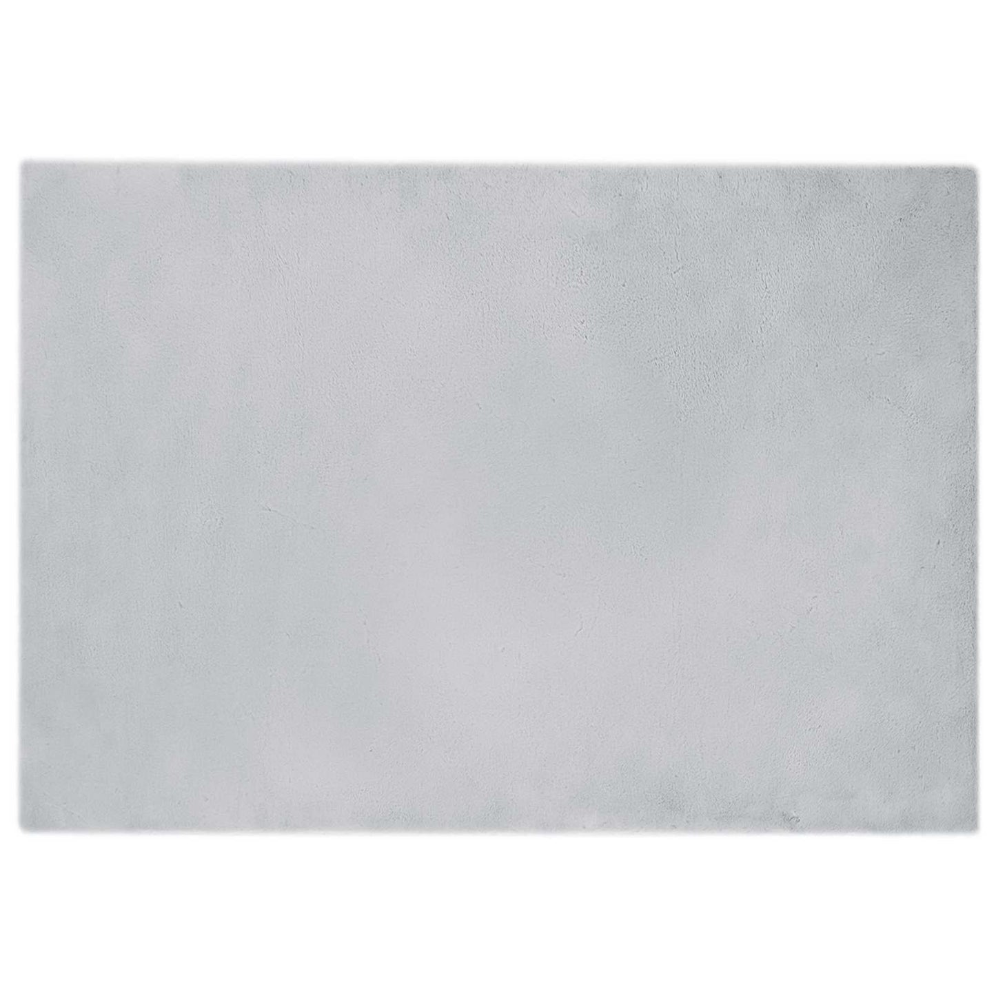 vidaXL Kunstfell Hasen Teppich Olite Grau 160 x 230 cm Polyester