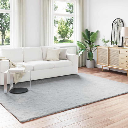 vidaXL Kunstfell Hasen Teppich Olite Grau 200 x 280 cm Polyester