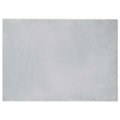 vidaXL Kunstfell Hasen Teppich Olite Grau 200 x 280 cm Polyester
