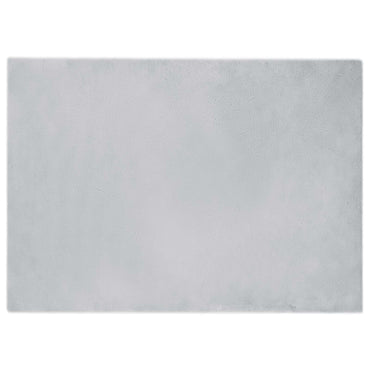 vidaXL Kunstfell Hasen Teppich Olite Grau 240 x 340 cm Polyester