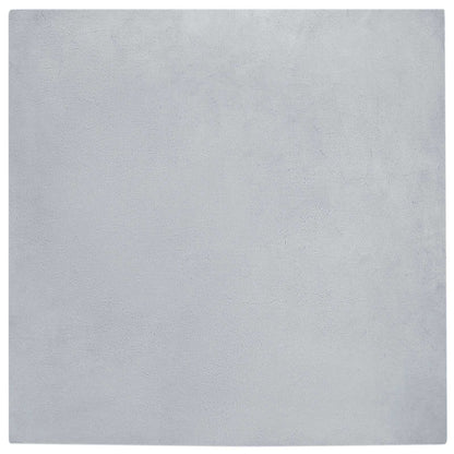 Rutschfester Kunstfellteppich Olite Grau 120 x 120 cm Polyester