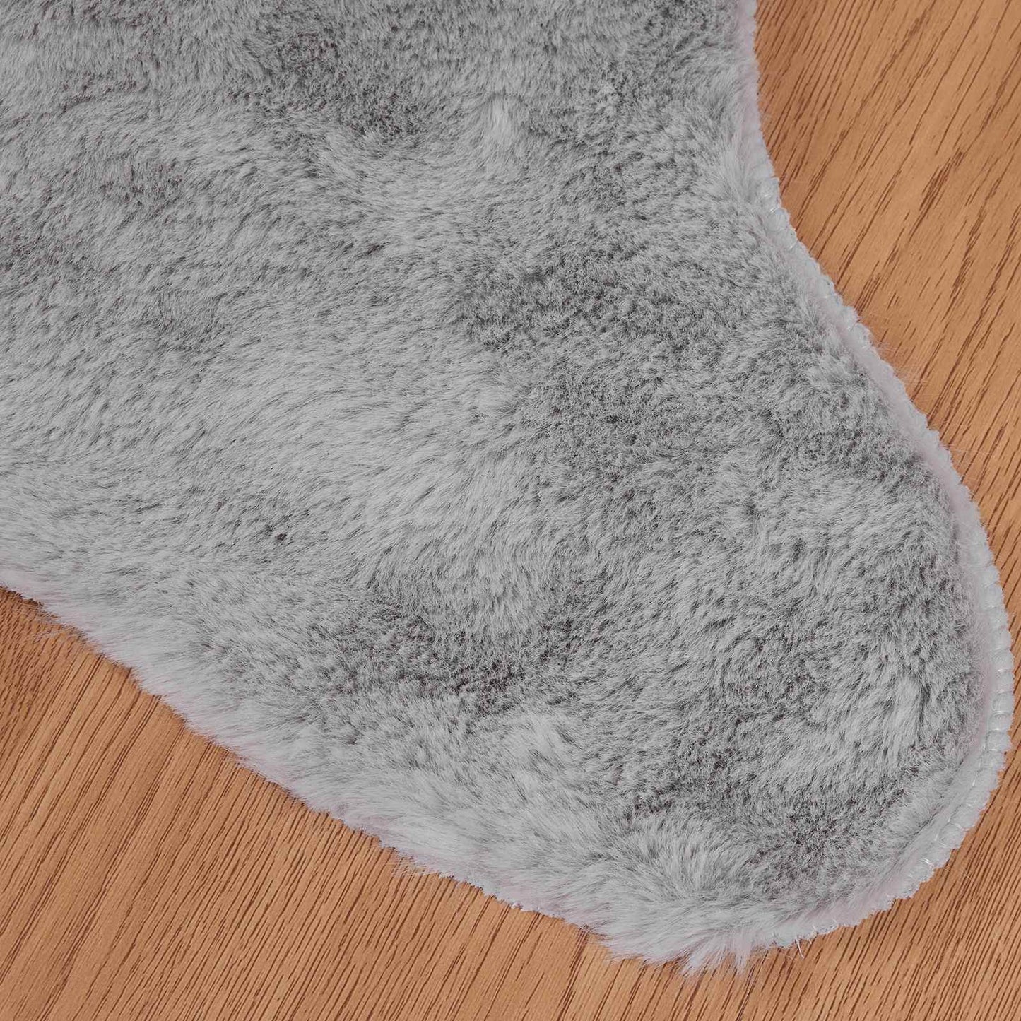 vidaXL Kunstfell Hasen Teppich Olite Grau 60 x 90 cm Polyester