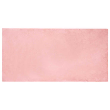 vidaXL Kunstfell Hasen Teppich Olite Rosa 100 x 200 cm Polyester
