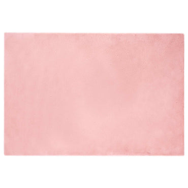 vidaXL Tapis en fausse fourrure de lapin Olite rose 120 x 170 cm Polyester