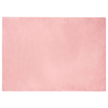 vidaXL Tapis en fausse fourrure de lapin Olite Rose 240 x 340 cm Polyester