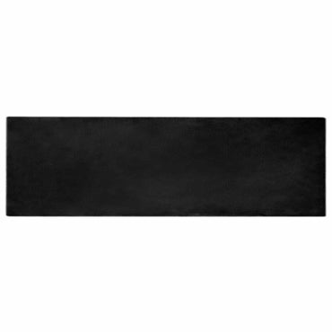 vidaXL Kunstfell Hasen Teppich Olite Schwarz 80 x 250 cm Polyester
