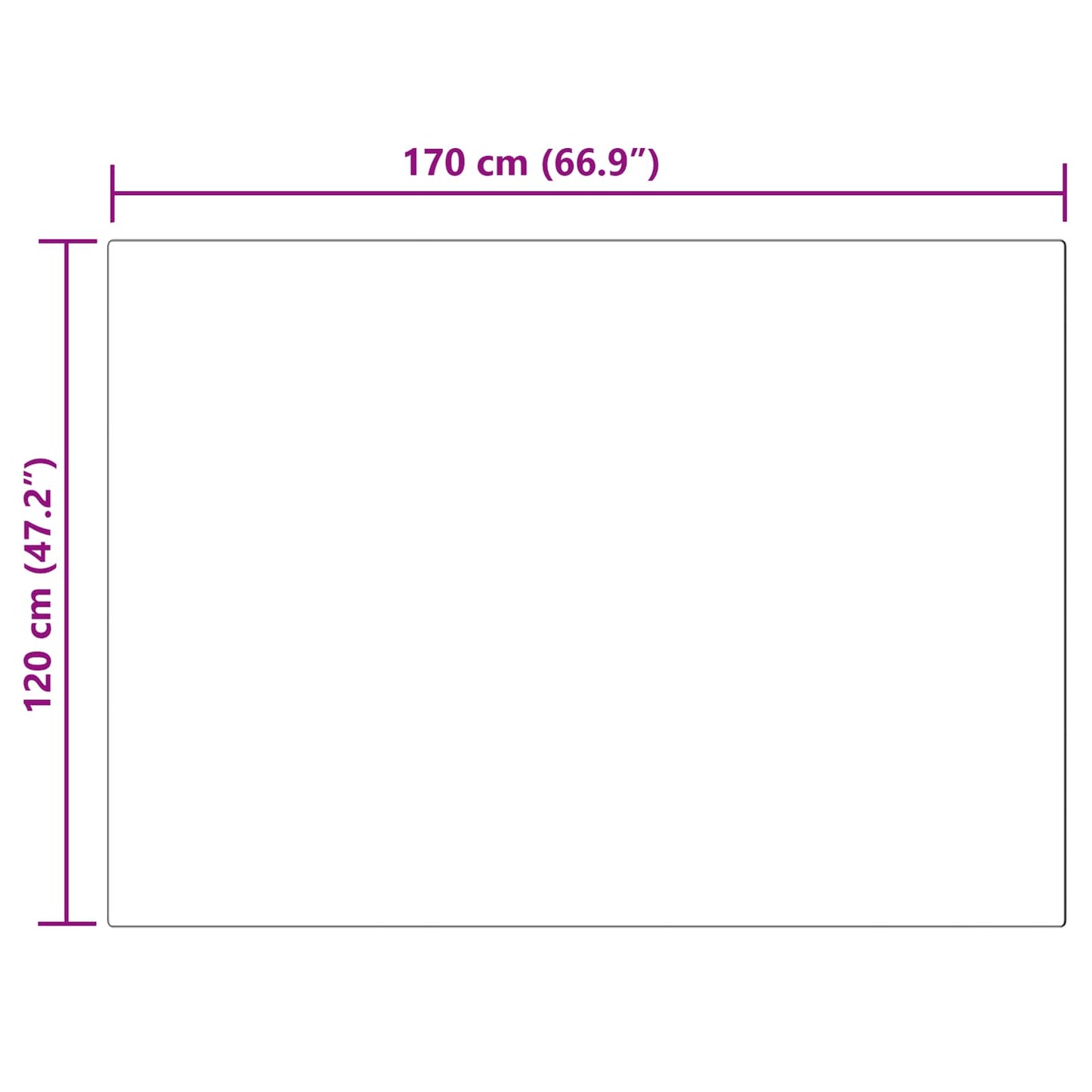 vidaXL Kunstfell Hasen Teppich Olite Schwarz 120 x 170 cm Polyester