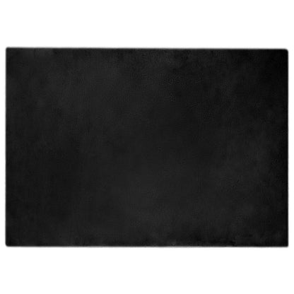 vidaXL Kunstfell Hasen Teppich Olite Schwarz 160 x 230 cm Polyester