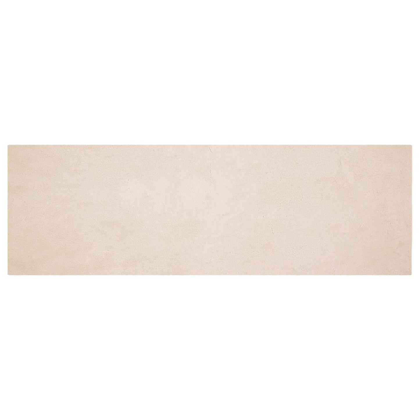 vidaXL Kunstfell Hasen Teppich Olite Taupe 80 x 250 cm Polyester