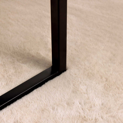 Rutschfester Kunstfellteppich Olite Taupe 100 x 200 cm