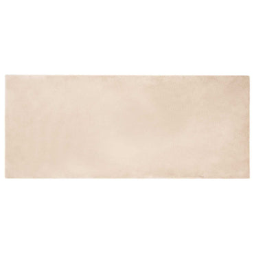 vidaXL Kunstfell Hasen Teppich Olite Taupe 100 x 200 cm Polyester