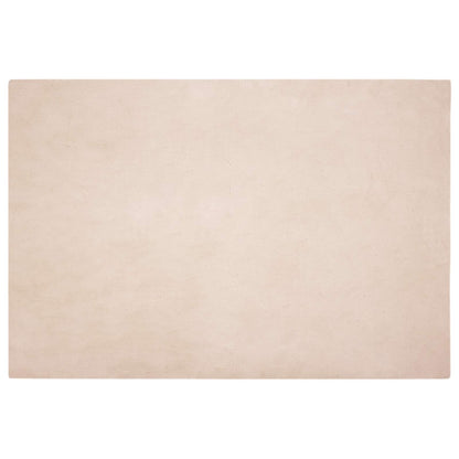 vidaXL Kunstfell Hasen Teppich Olite Taupe 140 x 200 cm Polyester