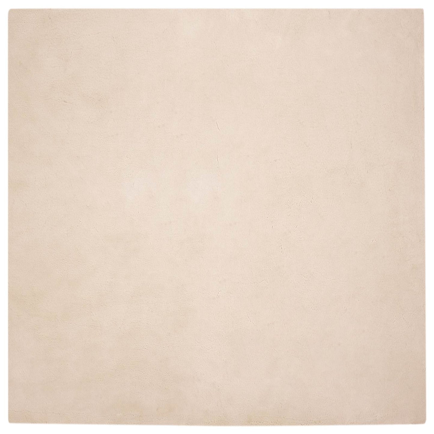 vidaXL Kunstfell Hasen Teppich Olite Taupe 200 x 200 cm Polyester