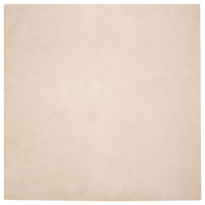 vidaXL Kunstfell Hasen Teppich Olite Taupe 240 x 240 cm Polyester