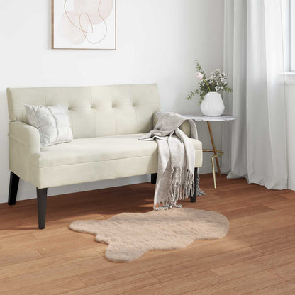 vidaXL Tapis en fausse fourrure de lapin Olite taupe 50 x 80 cm Polyester