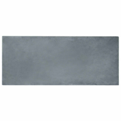 vidaXL Kunstfell Hasen Teppich Olite Anthrazit 80 x 200 cm Polyester