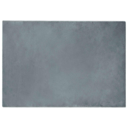 vidaXL Kunstfell Hasen Teppich Olite Anthrazit 140 x 200 cm Polyester
