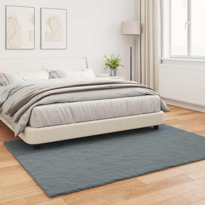 Rutschfester Kunstfellteppich Olite Anthrazit 160 x 230 cm