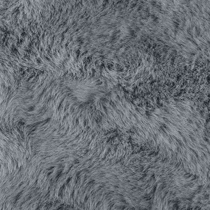 Rutschfester Kunstfellteppich Olite Anthrazit 160 x 230 cm