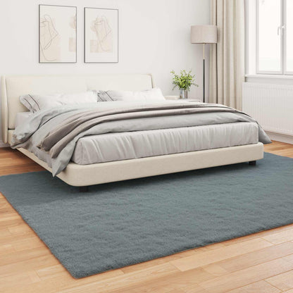 vidaXL Kunstfell Hasen Teppich Olite Anthrazit 200 x 280 cm Polyester