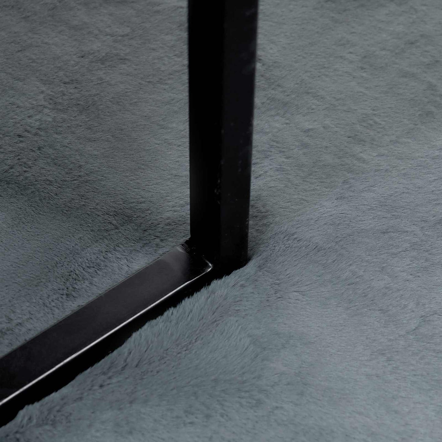 Rutschfester Kunstfellteppich Olite Anthrazit 240 x 340 cm