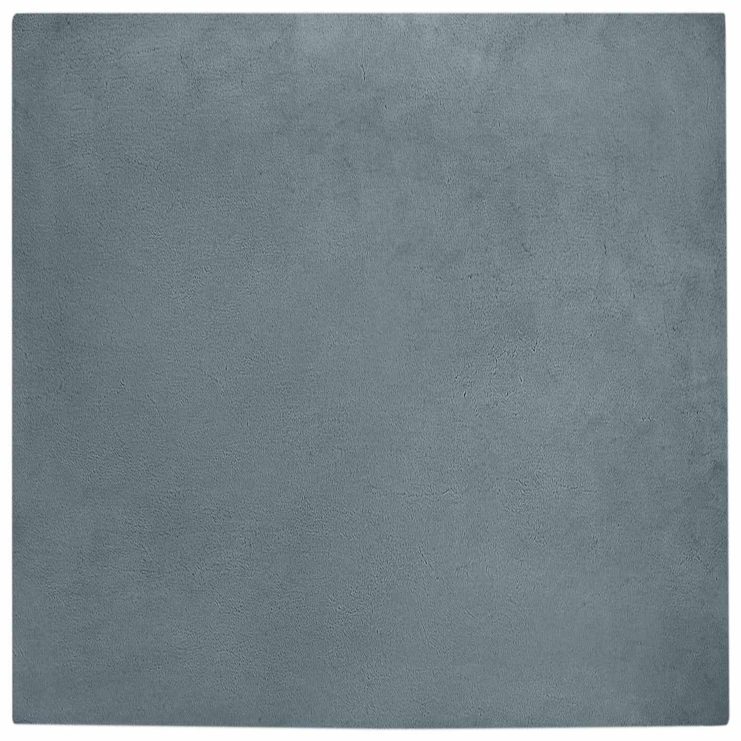 vidaXL Kunstfell Hasen Teppich Olite Anthrazit 120 x 120 cm Polyester