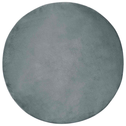Rutschfester Kunstfellteppich Olite Anthrazit Ø 200 cm