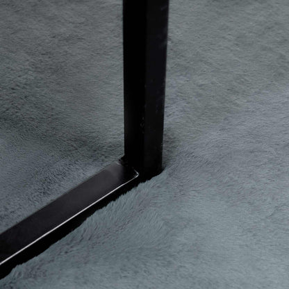 Rutschfester Kunstfellteppich Olite Anthrazit 50 x 80 cm