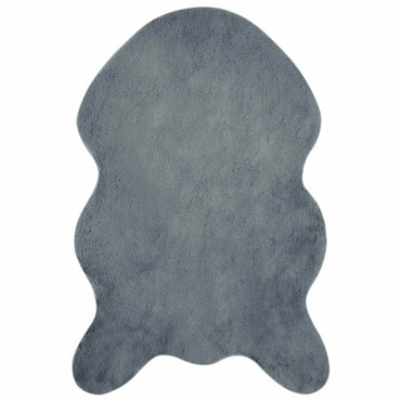 vidaXL Kunstfell Hasen Teppich Olite Anthrazit 60 x 90 cm Polyester
