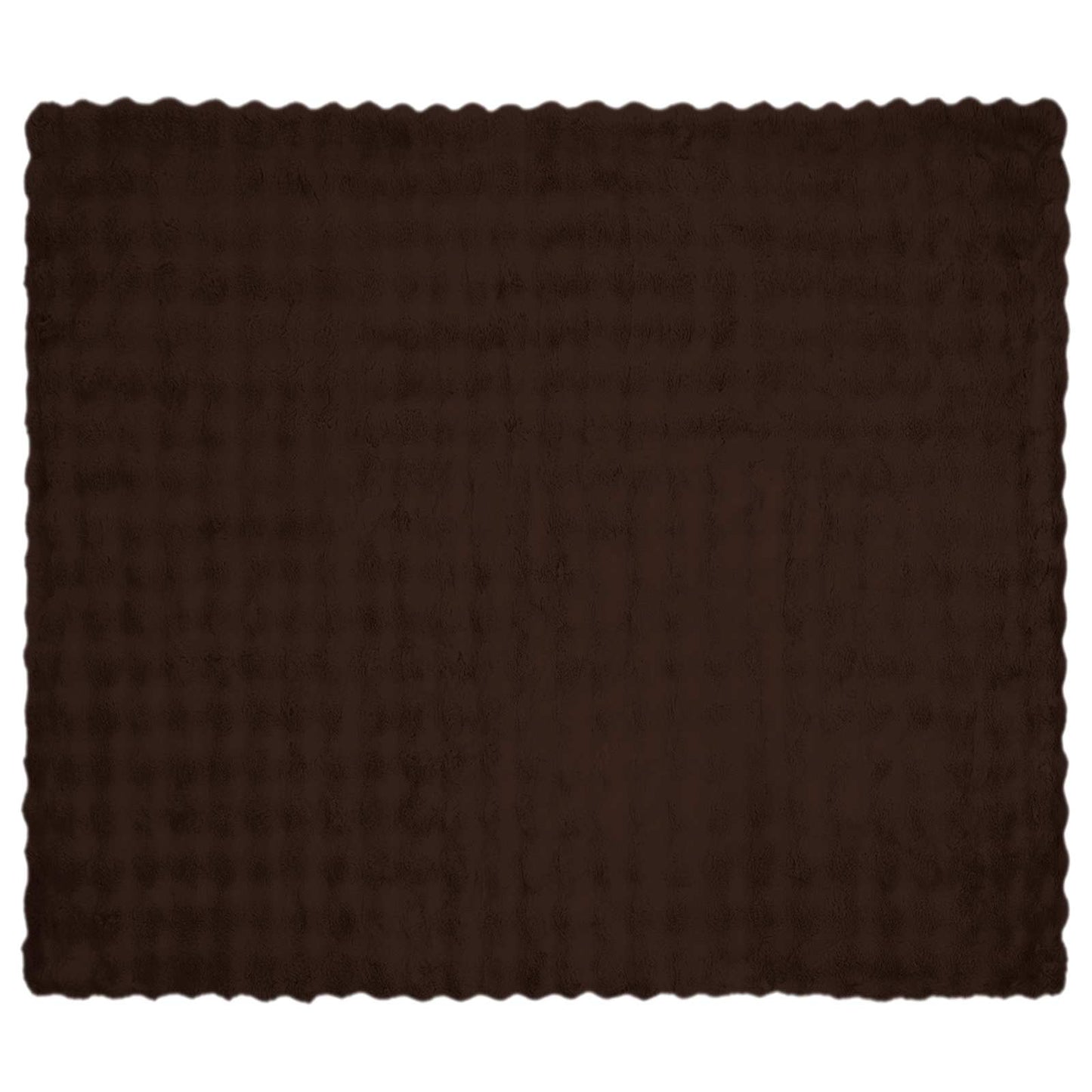 Rutschfeste Kunstfell Decke Olite Kamel 240 x 270 cm Polyester