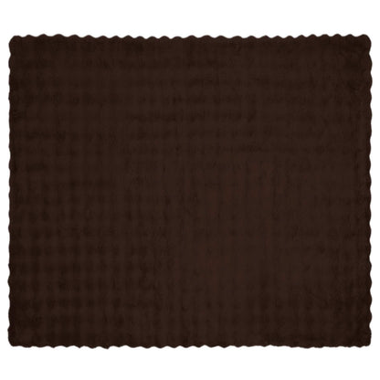 Rutschfeste Kunstfell Decke Olite 4 pcs Kamel 240 x 270 cm