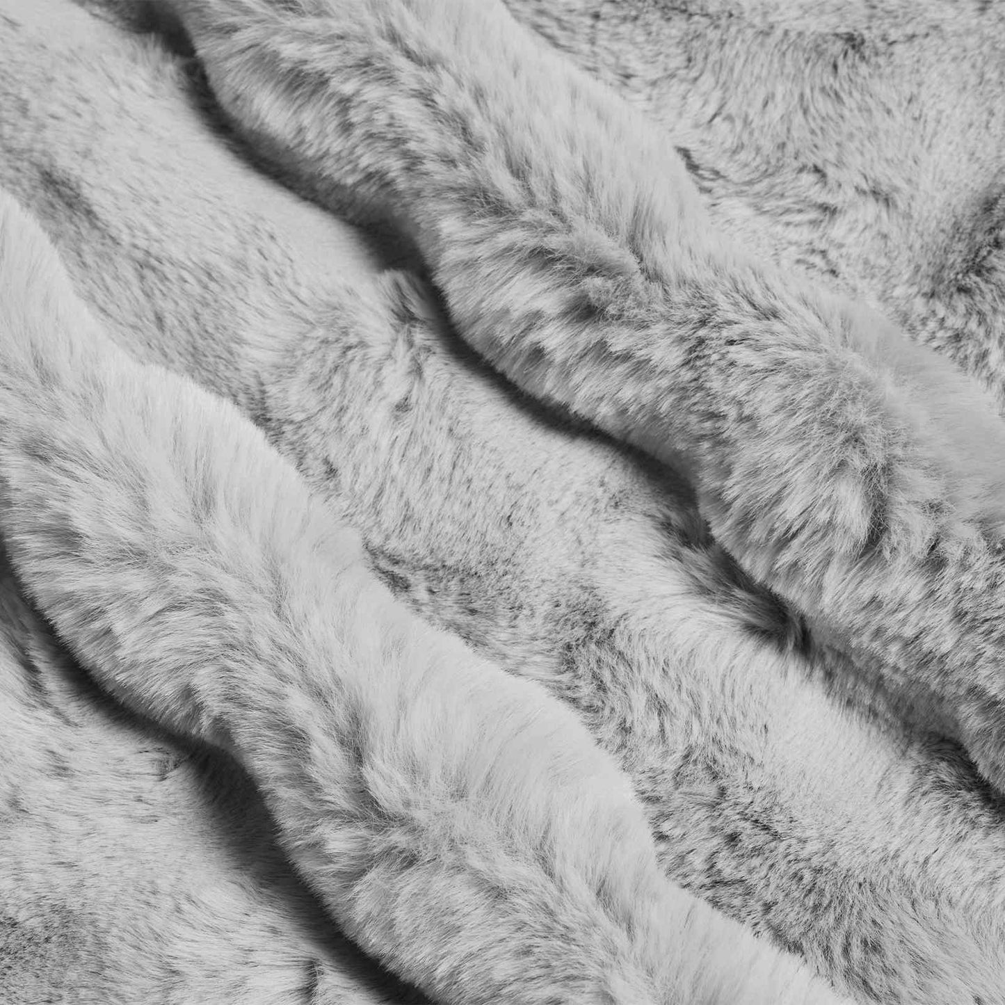 Rutschfeste Kunstfell Decke Olite Grau 240 x 270 cm Polyester