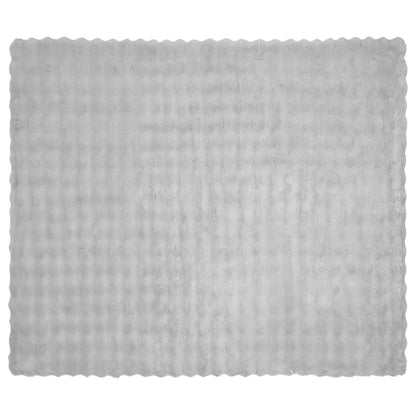 Rutschfeste Kunstfell Decke Olite 4 pcs Grau 130 x 150 cm