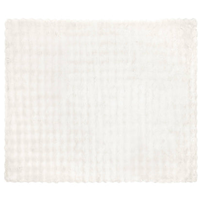 Rutschfeste Kunstfell Decke Olite Weiß 130 x 150 cm Polyester