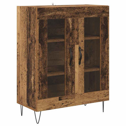 vidaXL Highboard Altholz 69,5 x 34 x 180 cm Holzwerkstoff