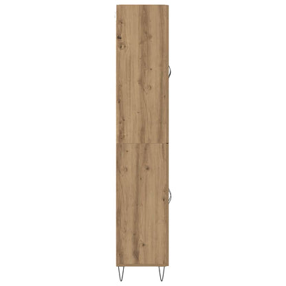 vidaXL Highboard Artisan-Eiche 69,5 x 34 x 180 cm Holzwerkstoff