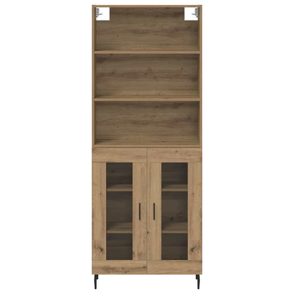 vidaXL Highboard Artisan-Eiche 69,5 x 34 x 180 cm