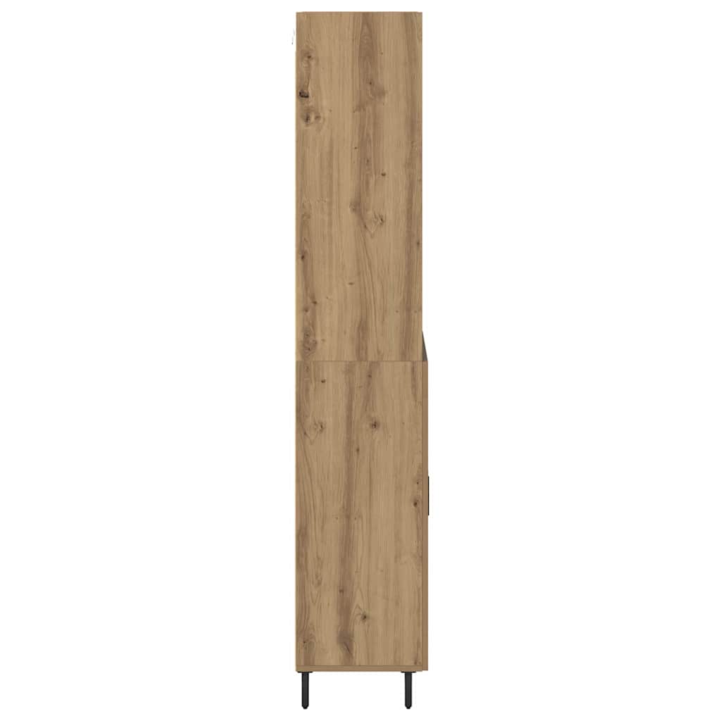 vidaXL Highboard Artisan-Eiche 69,5 x 34 x 180 cm