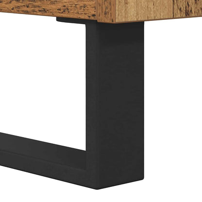 vidaXL Highboard Altholz 69,5 x 34 x 180 cm Holzwerkstoff